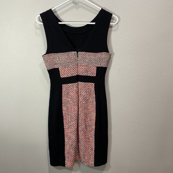 Anthropologie YOANA BARASCHI Colorblock Tweed Pencil Dress - Picture 5 of 11